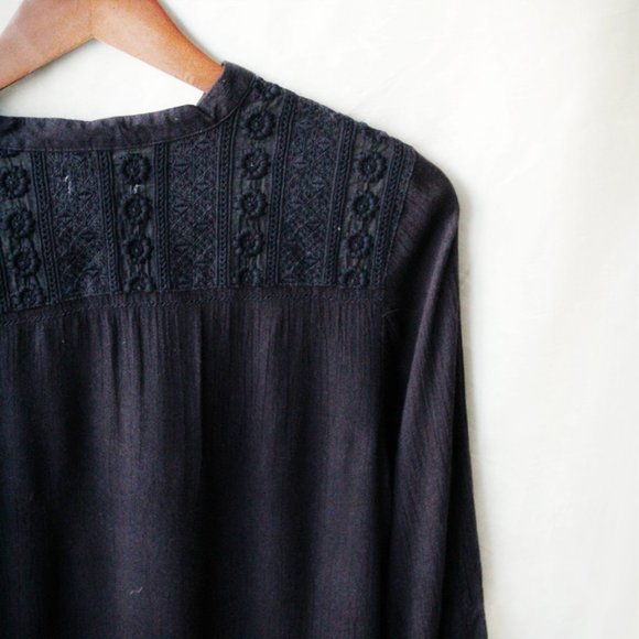 Blue Boho Top - Picture 4 of 4